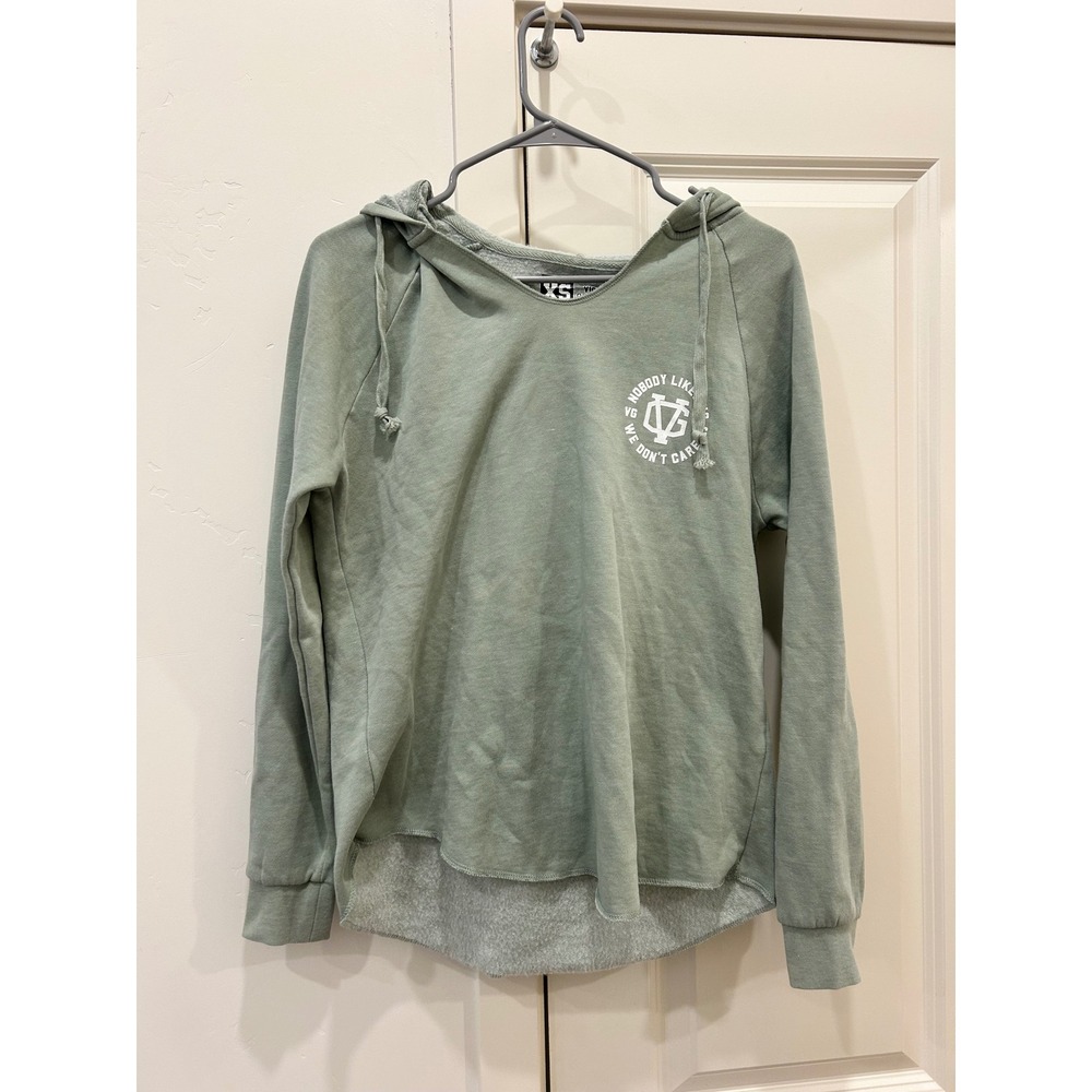 Violent Gentlemen XS Hoodie Olive Green Nobody Likes Us VG Hockey Pullover
